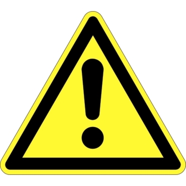 Pictogram 308 triangle - “Warning danger”